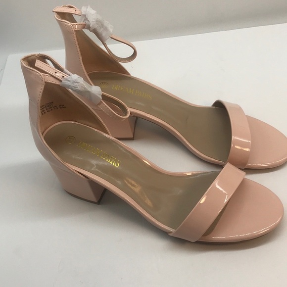 Dream Pairs Chunky Low Heel Pump Sandals Size 9.5 - Picture 13 of 14